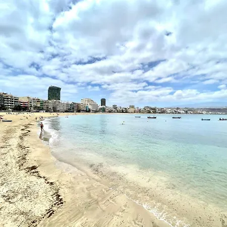 Interior Dbl Studio,wifi,only 50 M, Playa Las Canteras