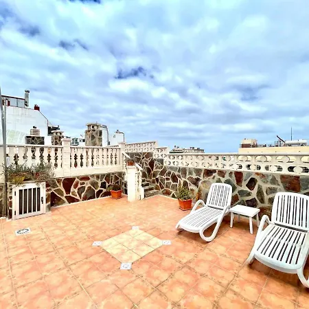 Interior Dbl Studio,wifi,only 50 M, Playa Las Canteras